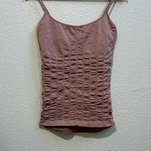 Merona Dusty Rose Ruched Camisole